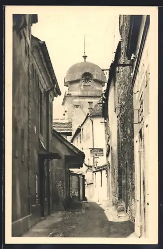 AK Leoben, Zellergasse, Stadtturm