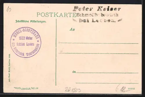 AK Leoben, Gasthaus Schmollhube