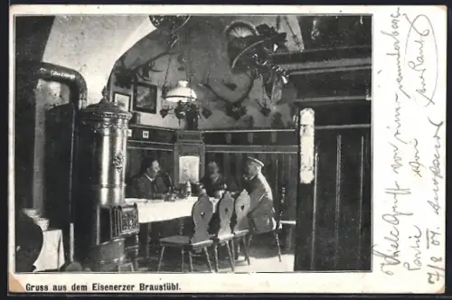 AK Eisenerz, Restaurant Eisenerzer Braustübl, Innenansicht