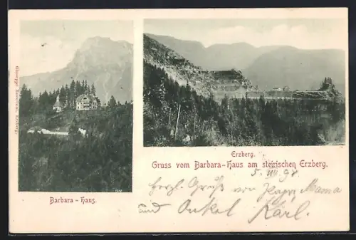 AK Eisenerz, Gasthof Barbara-Haus am steirischen Erzberg