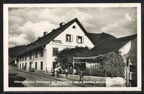 AK Steinhaus am Semmering, Gasthof Post im Sonnenschein
