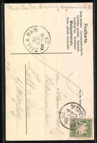 Lithographie Fest eines Turnvereins mit Porträt von Turnvater Jahn