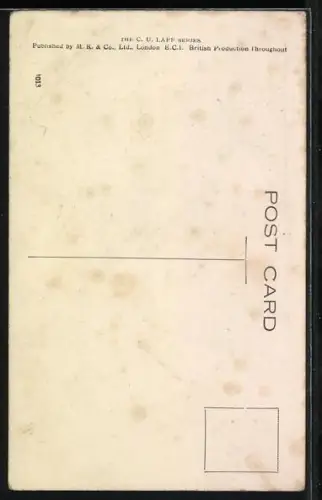 Künstler-AK Betrunkener Mann steckt in einem Zaun fest, Shall I be an angel daddy, cause I`m learning to play the harp