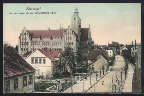 AK Salzwedel, Vor dem neuen Tor, Landwirtschafts-Schule