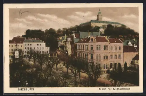 AK Siegburg, Markt, Michaelsberg
