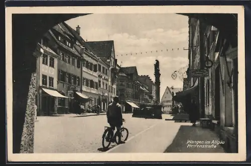 AK Wangen im Allgäu, Herrenstrasse