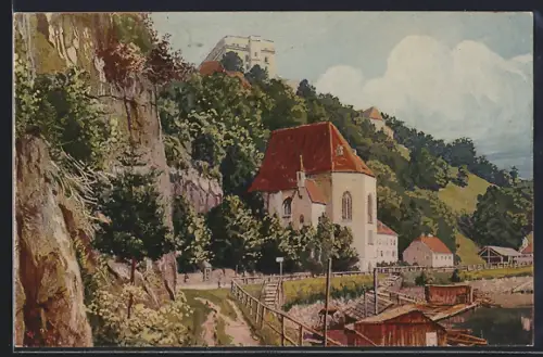 AK Passau, Salvatorkirche, Oberhaus