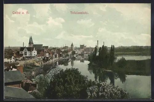 AK Calbe a. S., Totalansicht