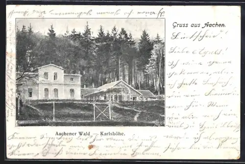 AK Aachen, Aachener Wald, Karlshöhe