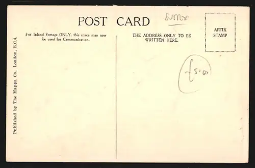 Künstler-AK Worthing, Map of the area with Brighton, Pyecombe and Lewes