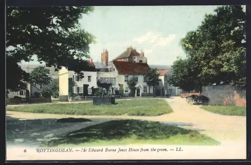 AK Rottingdean, Sir Edward Burne Jones House from the green