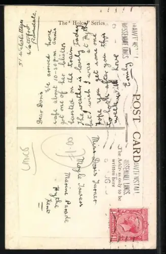 Präge-AK Waterfoot, Lench Waterfall