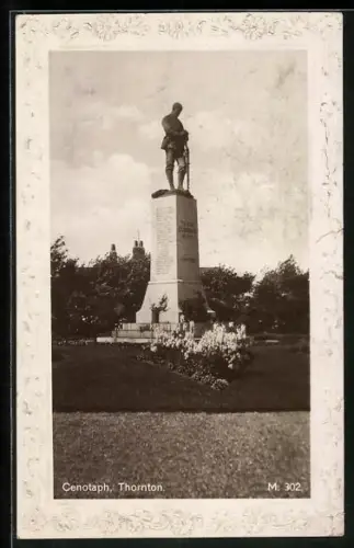 Präge-AK Thornton, Cenotaph
