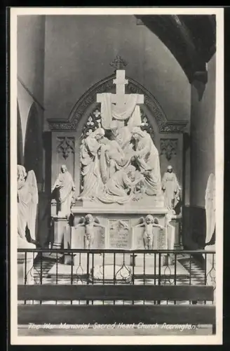 AK Accrington, The War Memorial, Sacred Heart Church