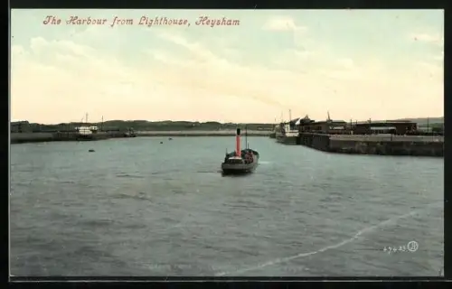 AK Heysham, The Harbour from Lighthouse