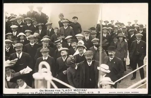 AK Fleetwood, On Board the Lady Moyra for Blackpool