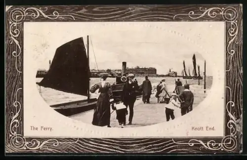 Präge-AK Knott End, The Ferry