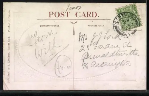 Präge-AK Knott End, The Ferry