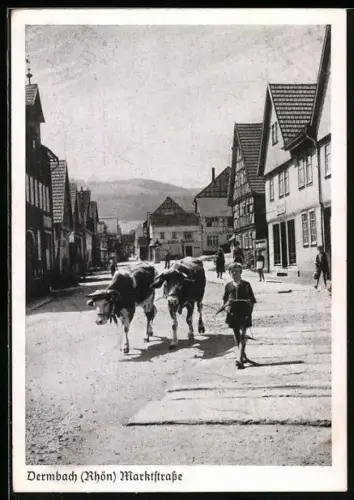 AK Dermbach /Rhön, Marktstrasse