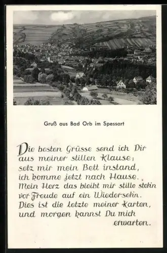 AK Bad Orb im Spessart, Ortsansicht