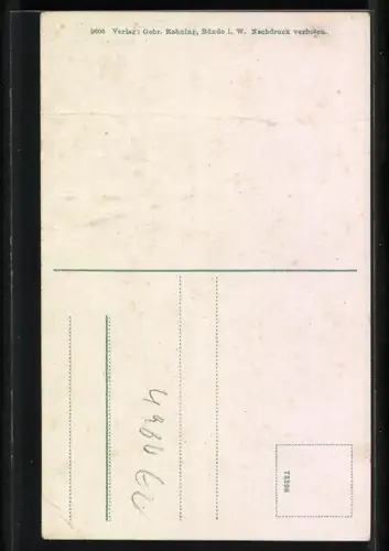 AK Bünde i. W., Kriegerdenkmal