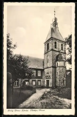 AK Vlotho /Weser, Heilig Kreuz-Kirche