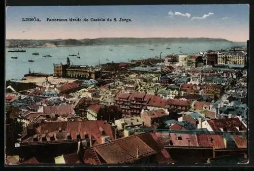 AK Lisboa, Panorama tirado do Castelo de S. Jorge