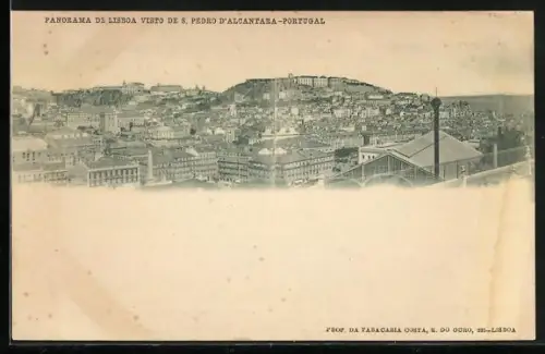 AK Lisboa, Panorama, visto de S. Pedro d`Alcantara