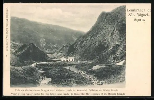 AK Lembranca de Sao Miguel-Acores, Vista do abastecimento da agua das Lombadas, Caldeiras da Ribeira Grande