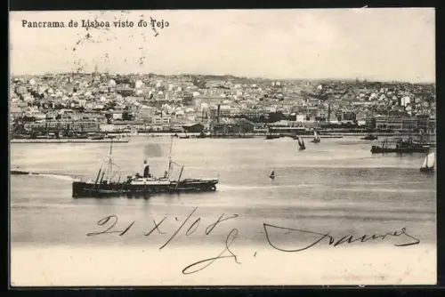 AK Lisboa, Panorama de Lisboa visto do Tejo