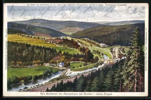 AK Bockau i. sächs. Erzgeb., Muldental, Rechenhaus