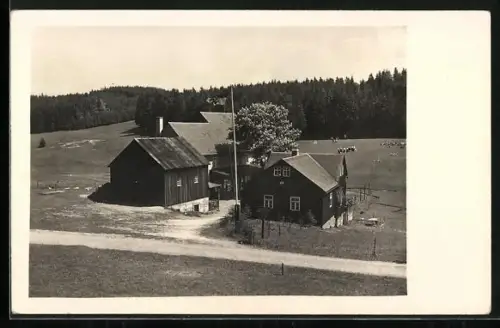 AK Gimmlitztal bei Hermsdorf /Erzg., Deutsche Jugendherberge, 