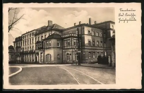 AK Bad Kreischa, Sanatorium, Hauptgebäude