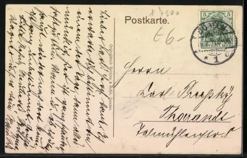 AK Döbeln, Partie am Mühlgraben