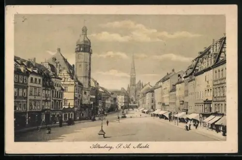 AK Altenburg i. S.-A., Markt