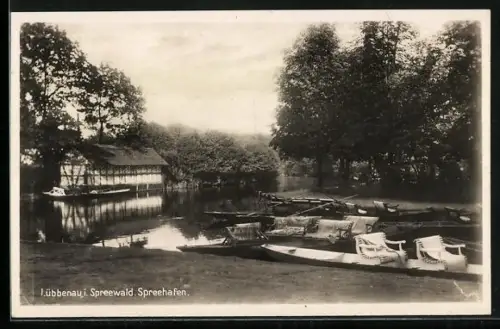 AK Lübbenau i. Spreewald, Spreehafen, Restaurant Wotschofska, Inh. Franz Hoefs