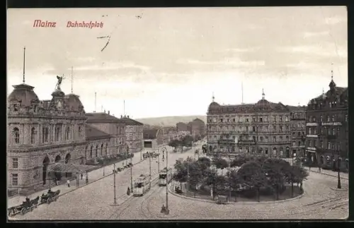 AK Mainz, Bahnhofplatz