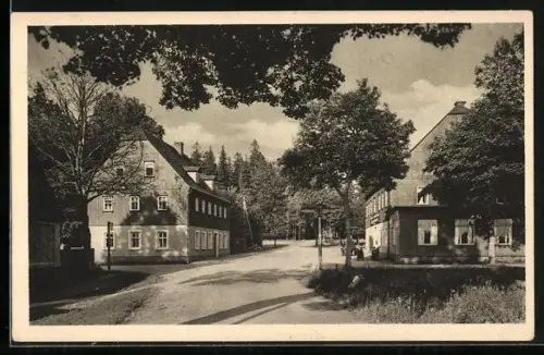 AK Schwarzenberg /Erzgeb., Gasthaus Jägerhaus, Inh. Oskar Oelschläger