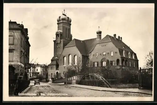 AK Crimmitschau i. Sa., Johanniskirche