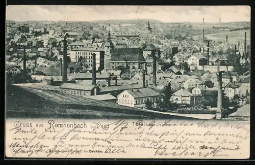 AK Reichenbach i. Vogtl., Totalansicht