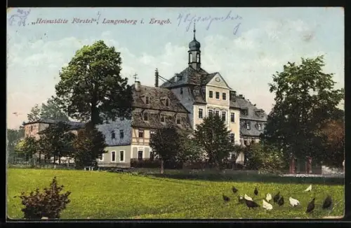 AK Langenberg i. Erzgeb., Heimstätte Förstel