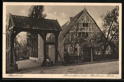AK Altenlande, Bauernhaus mit Altenlander Pforte