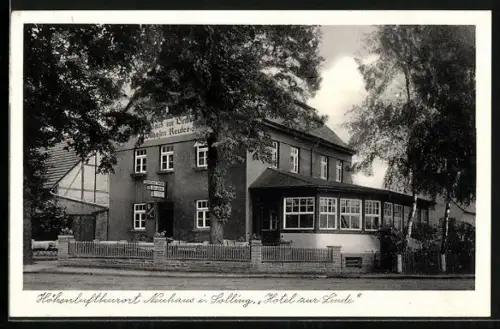 AK Neuhaus i. Solling, Hotel Zur Linde, Inh. Wilh. Reuter