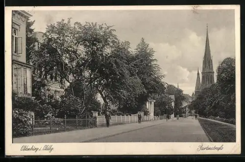 AK Oldenburg i. Oldbg., Gartenstrasse
