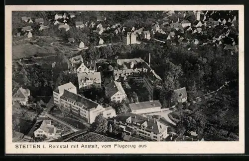 AK Stetten i. Remstal, Anstalt aus der Luft