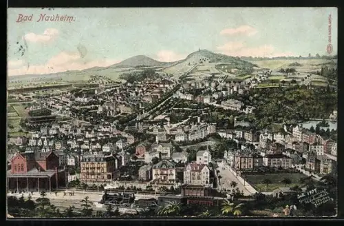 AK Bad Nauheim, Panoramaansicht der Stadt