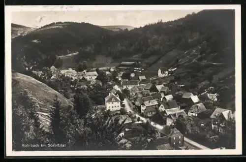 AK Rohrbach im Sorbitztal, Ortsansicht im Tal