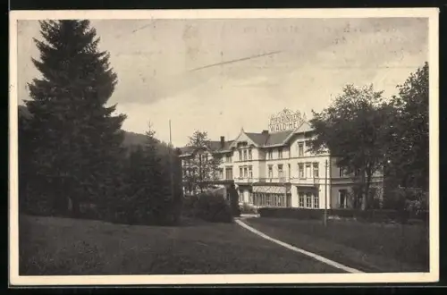 AK Friedrichroda, Gasthaus Thüringer Wald-Heim Hauptgebäude