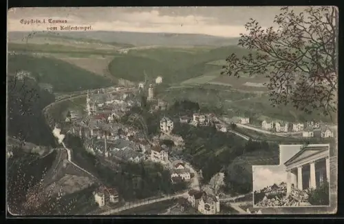 AK Eppstein i. Taunus, Blick vom Kaisertempel