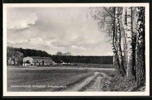 AK Langebrück /Dresdner Heide, Gastwirtschaft Hofewiese